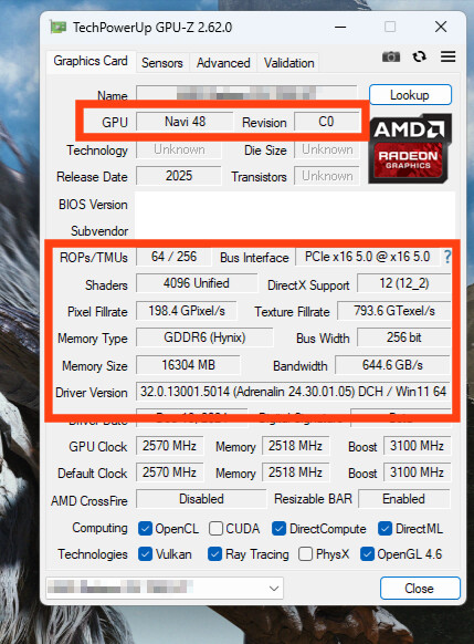 Leaked GPU-Z screenshot reveals specifications of AMD Radeon RX